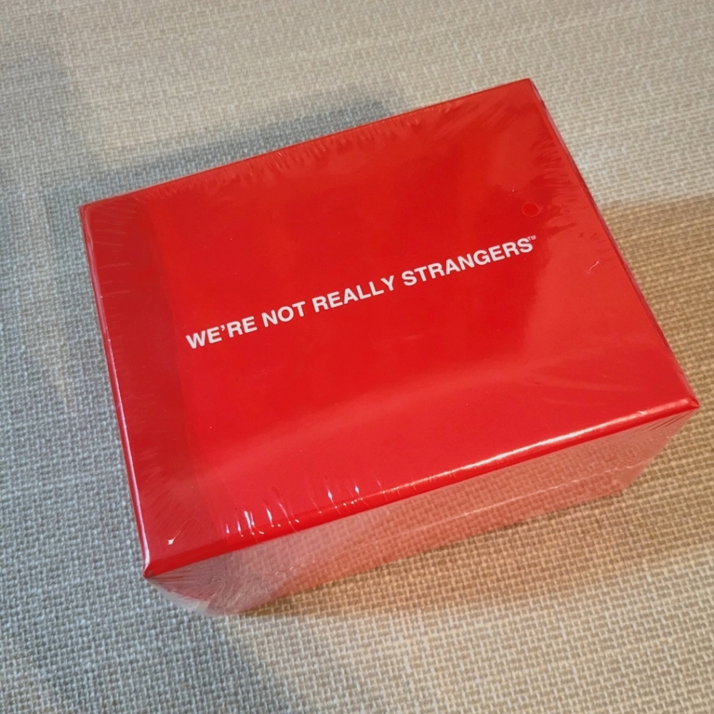 We're not really strangers card game